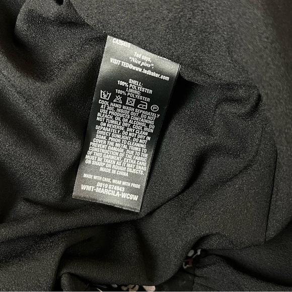 NWT‎ TED BAKER 70s Floral Halter Ruffle Neck Sleeveless Crop Wide Leg Jumpsuit 6 - Picture 16 of 16